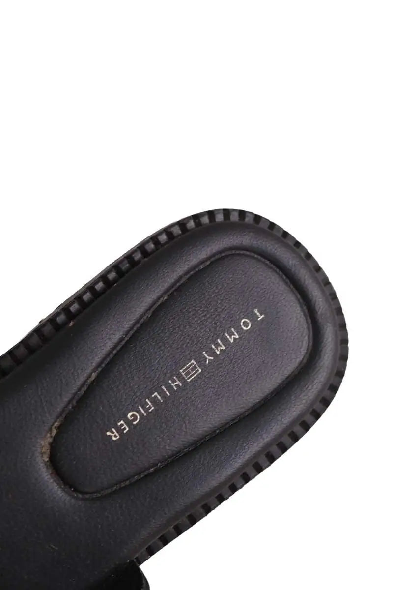 Sandales Tommy Hilfiger Noir en Cuir