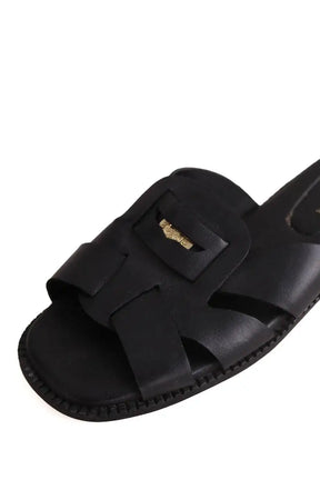 Sandales Tommy Hilfiger Noir en Cuir