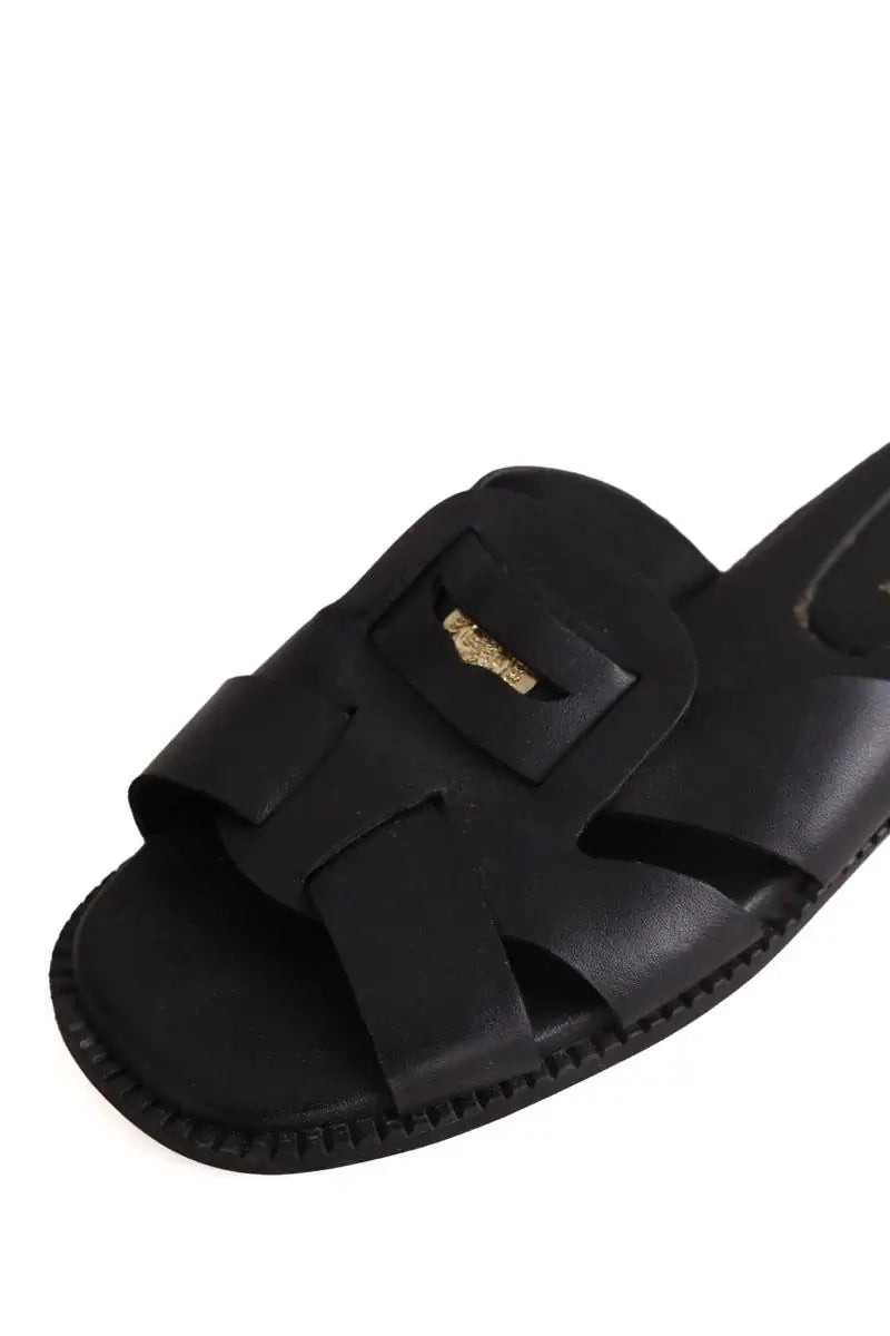 Sandales Tommy Hilfiger Noir en Cuir
