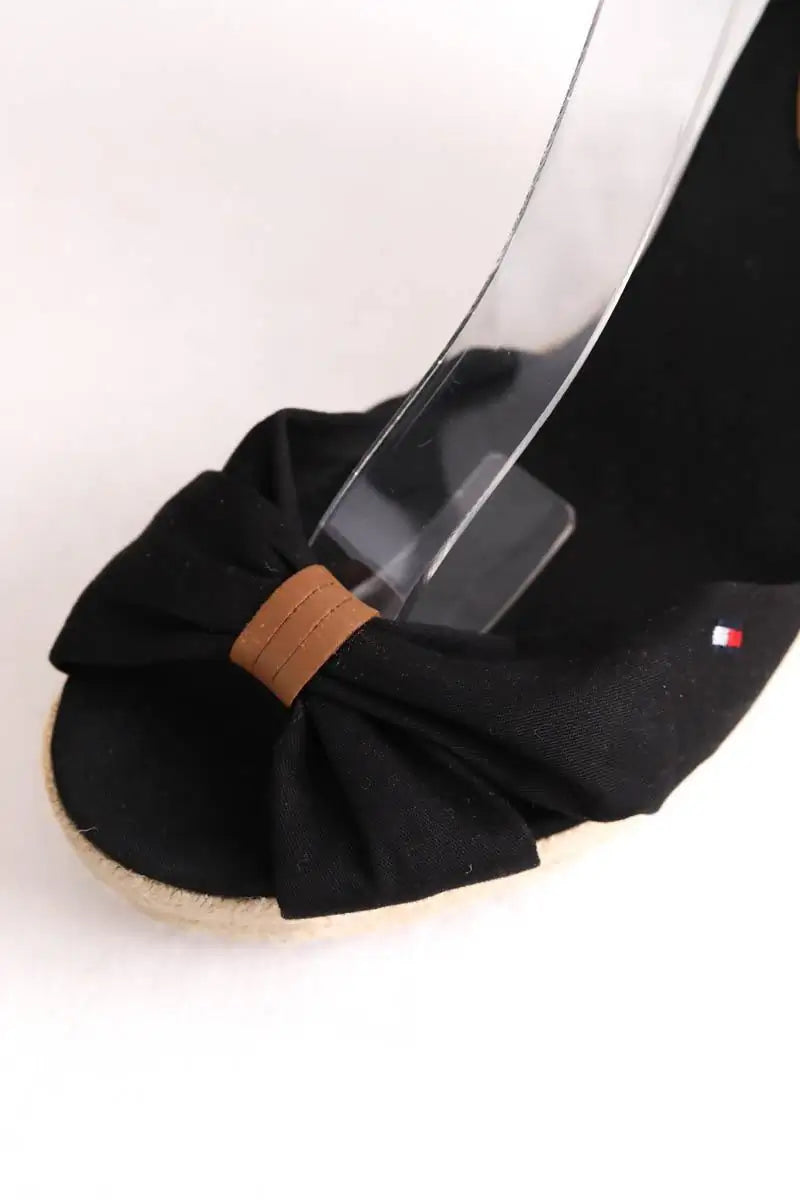 Sandales Tommy Hilfiger Noir en Tissu