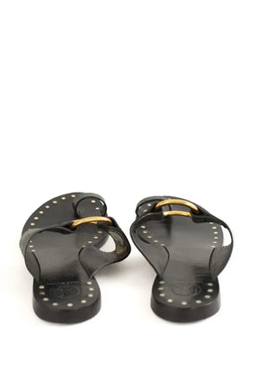 Sandales Tory Burch Noir en Cuir