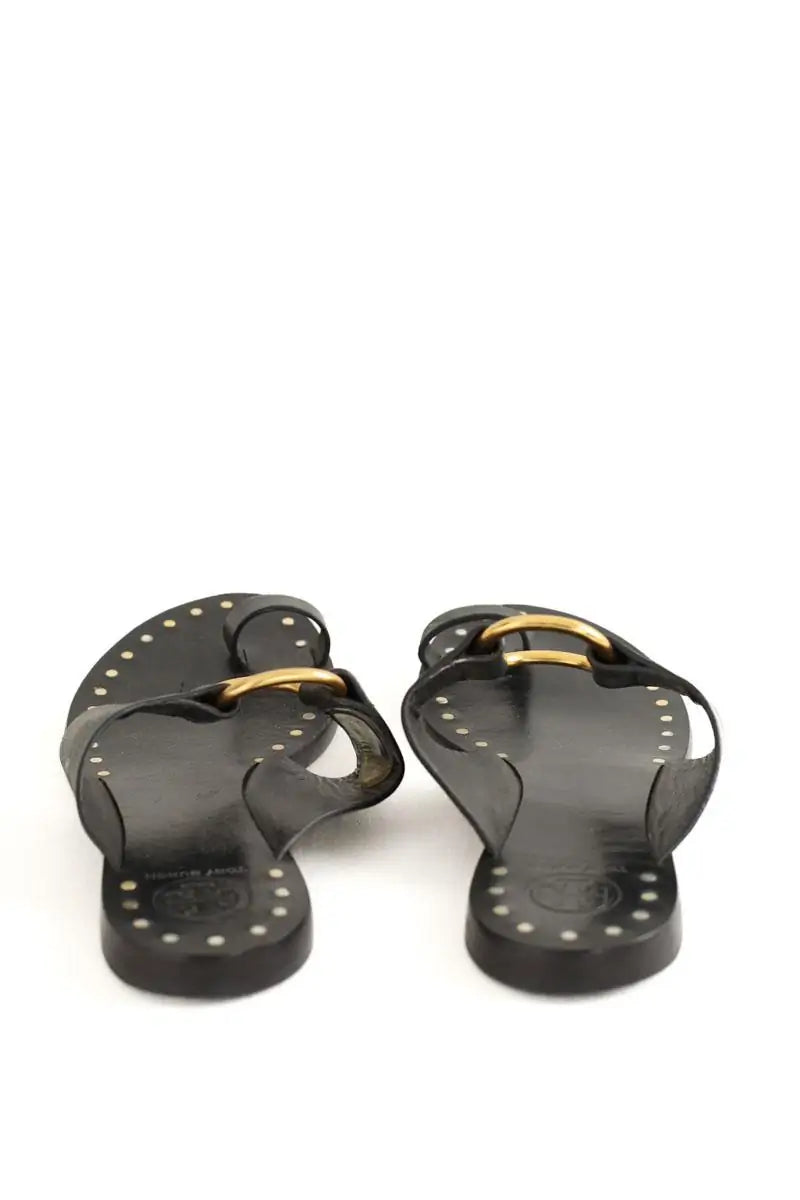 Sandales Tory Burch Noir en Cuir