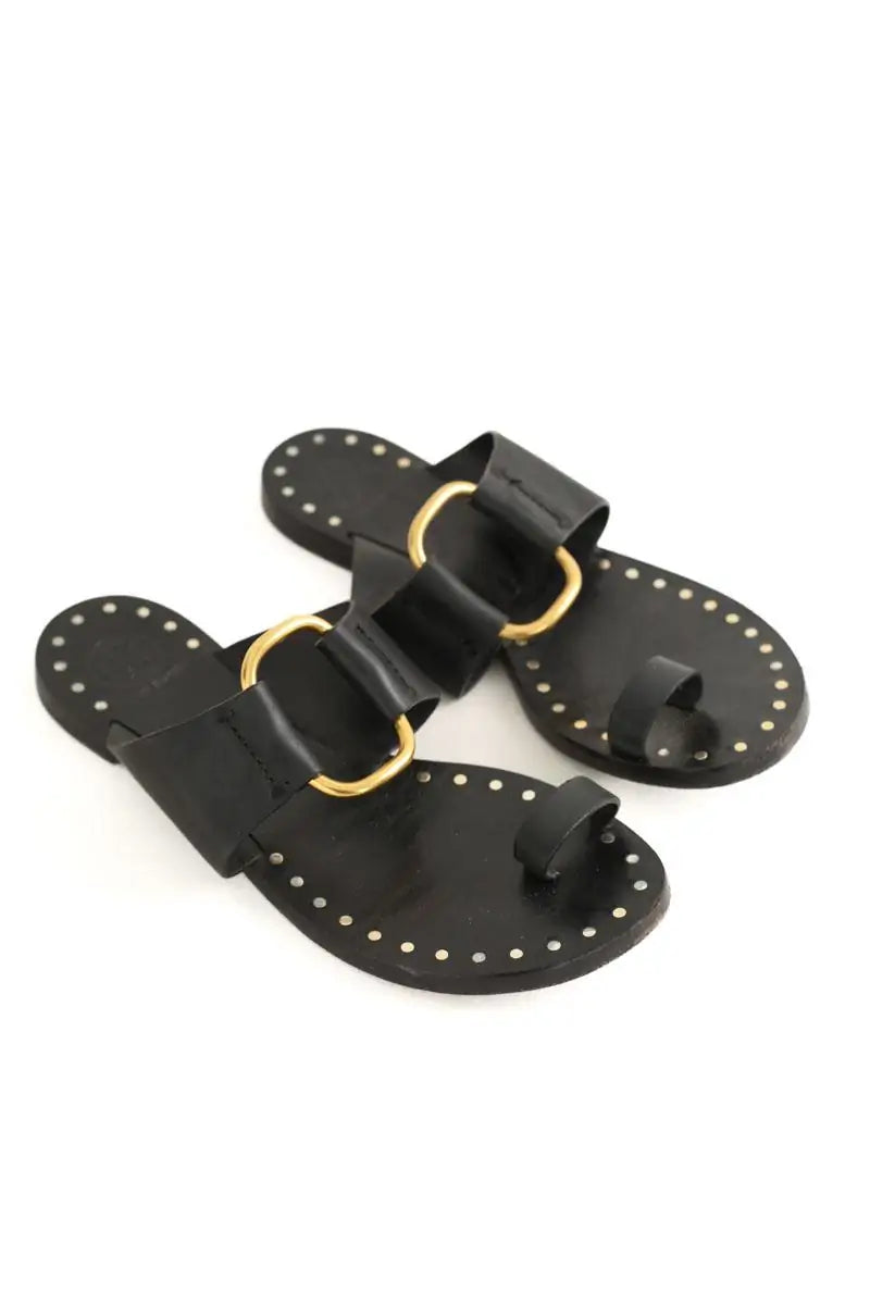 Sandales Tory Burch Noir en Cuir