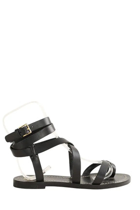 Sandales Tory Burch Noir en Cuir, taille 37 - Seconde Main