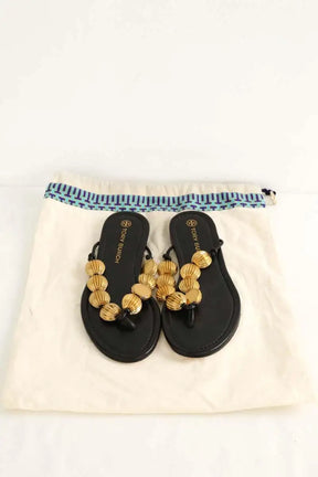 Sandales Tory Burch Noir en Cuir