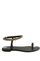 Sandales Tory Burch Noir en Cuir, taille 39 - Seconde Main