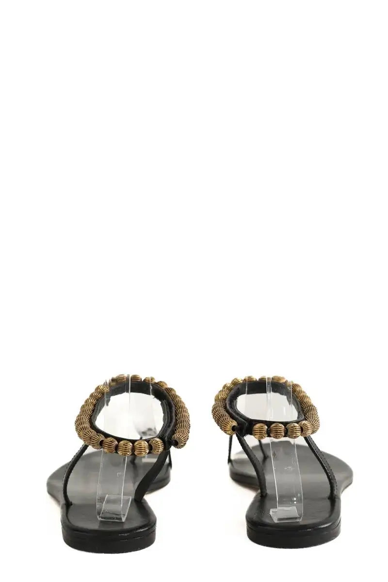 Sandales Tory Burch Noir en Cuir