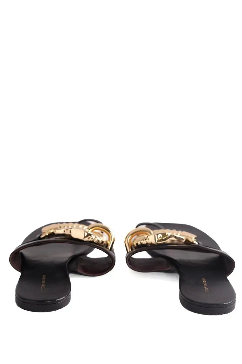 Sandales Tory Burch Noir en Cuir