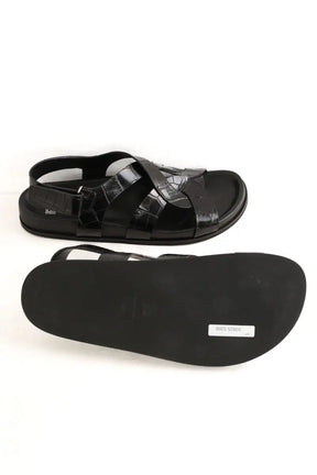 Sandales Totême Noir en Cuir