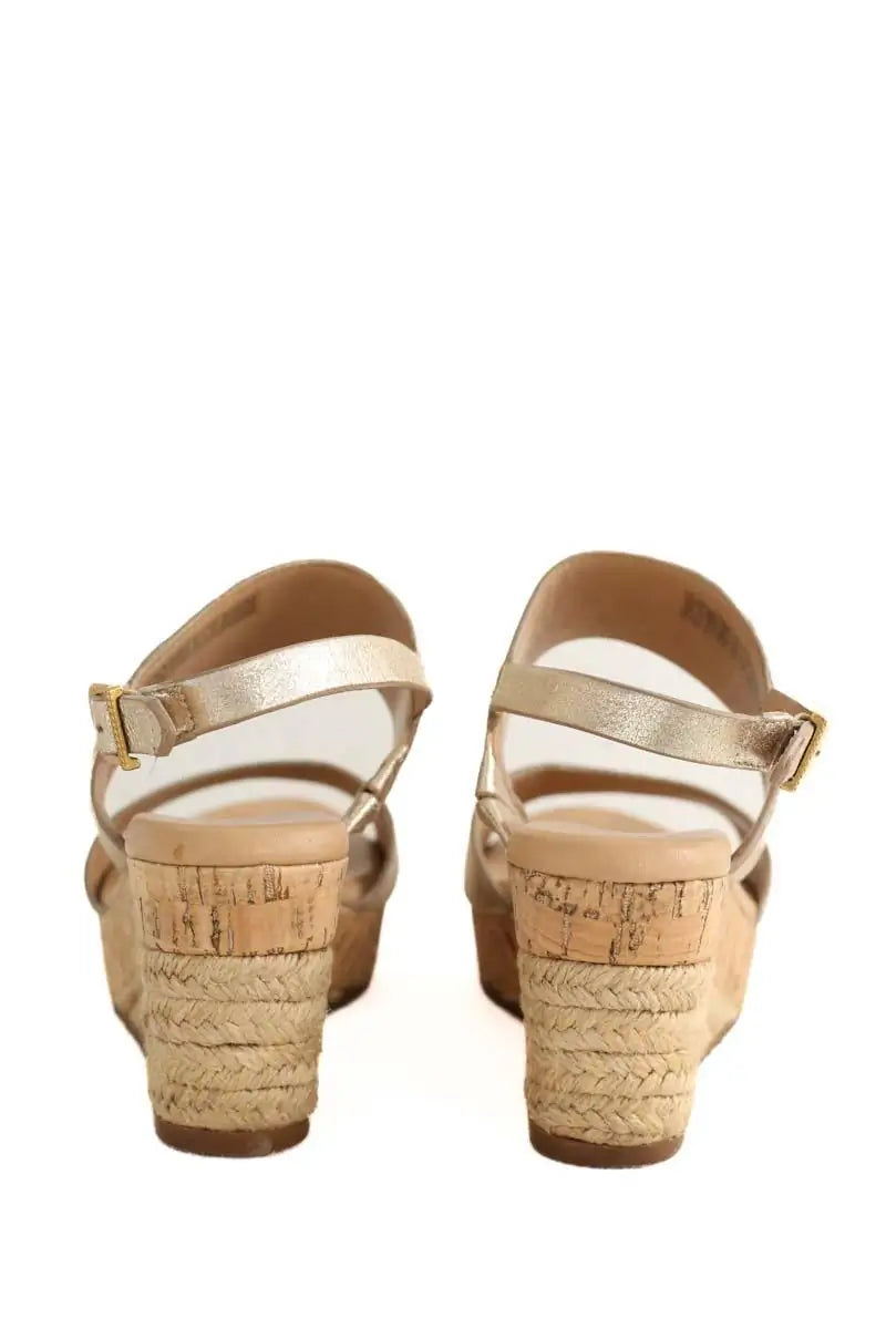 Sandales Ugg Beige en Cuir