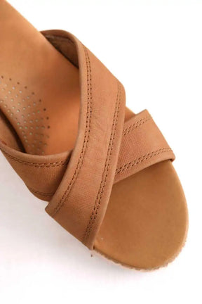 Sandales Ugg Camel en Cuir