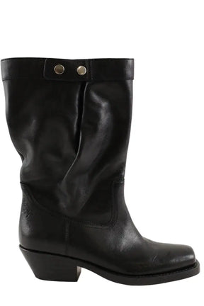 Santiags Isabel Marant Noir en Cuir, taille 37 - Seconde Main