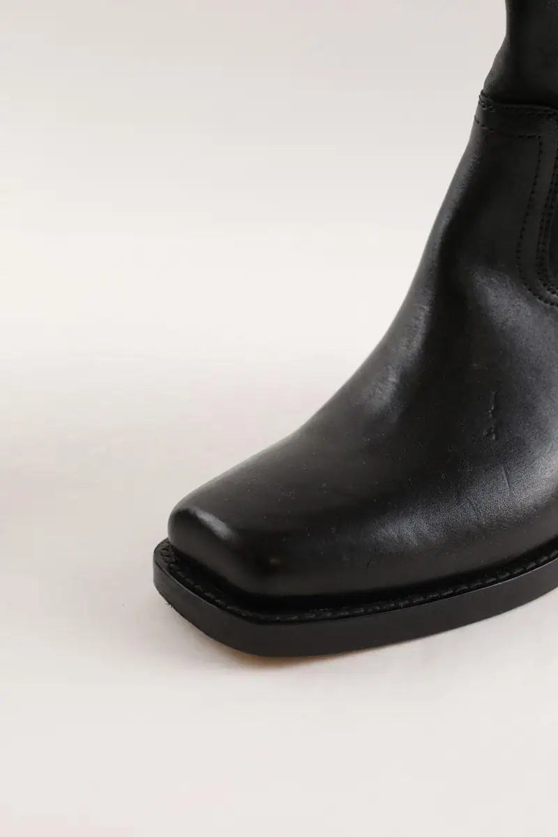 Santiags Isabel Marant Noir en Cuir