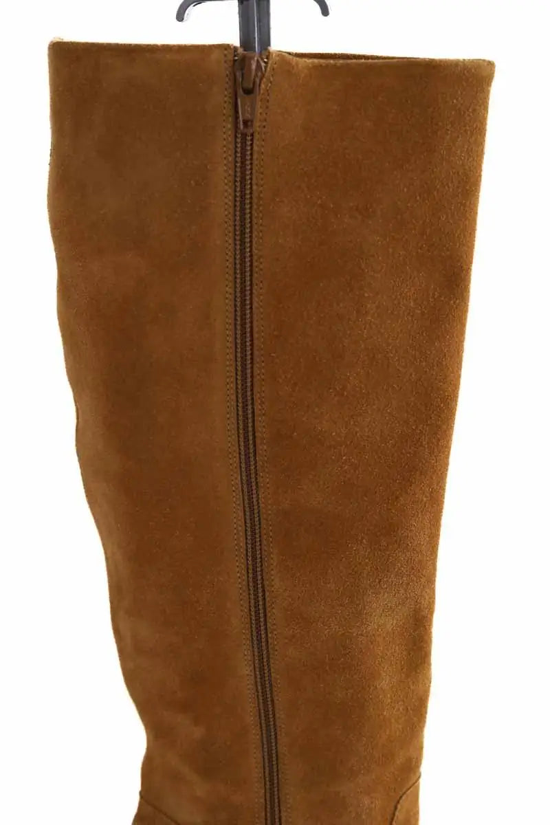 Santiags Sézane Camel en Daim