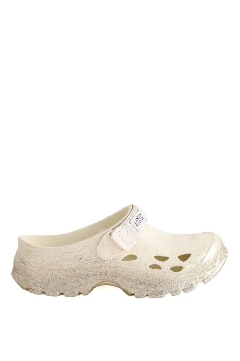 Sabots Lanvin Ecru en Tissu
