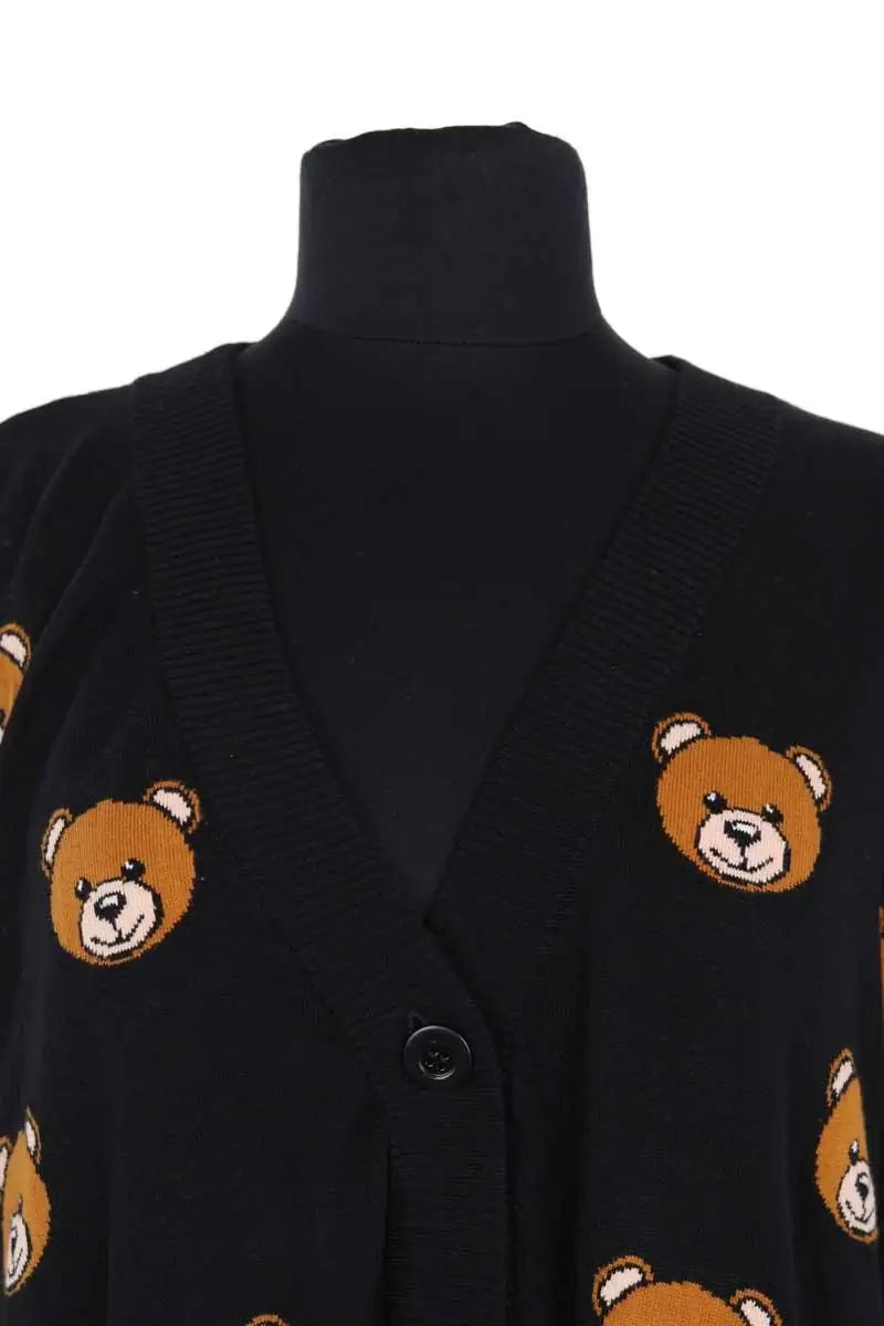 Cardigan Moschino Noir en Coton
