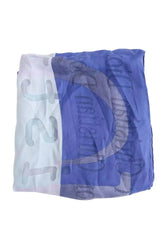 Chèche Dior Bleu en Viscose - Seconde Main