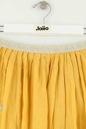 Jupe Des Petits Hauts Jaune en Coton