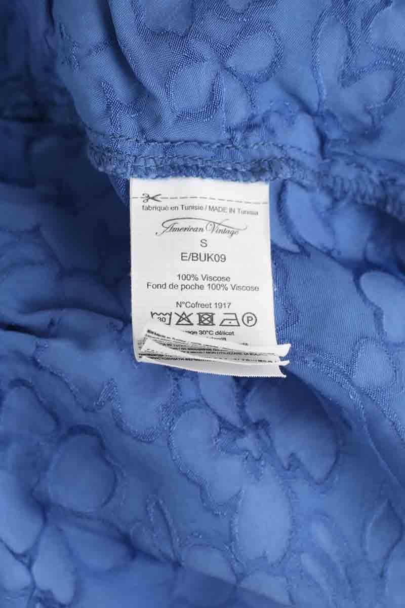 Short American Vintage Bleu en Viscose