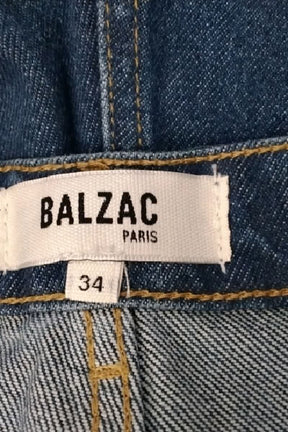 Short Balzac Bleu en Coton