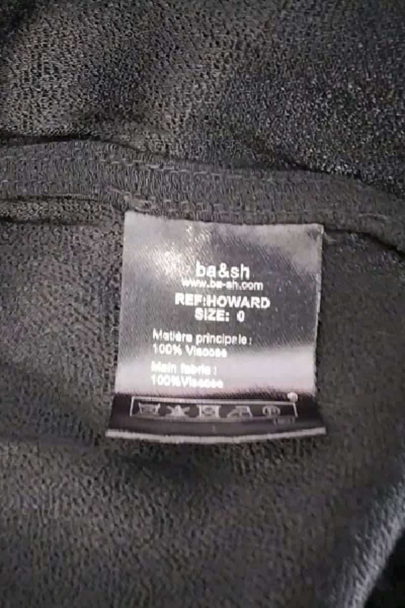 Short Bash Noir en Viscose