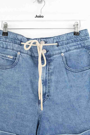 Short Boss Bleu en Coton