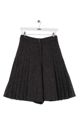 Short Chanel Gris en Laine, taille S - Seconde Main