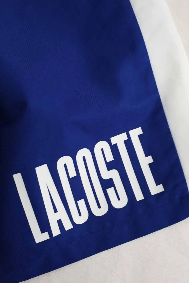 Short de sport Lacoste Bleu en Polyester