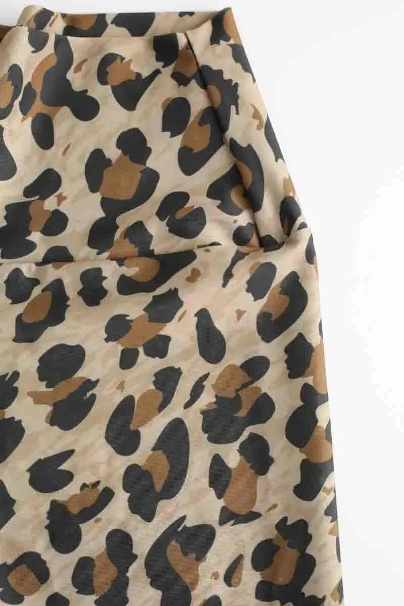 Short de sport Luz Polynésie Beige en Polyamide