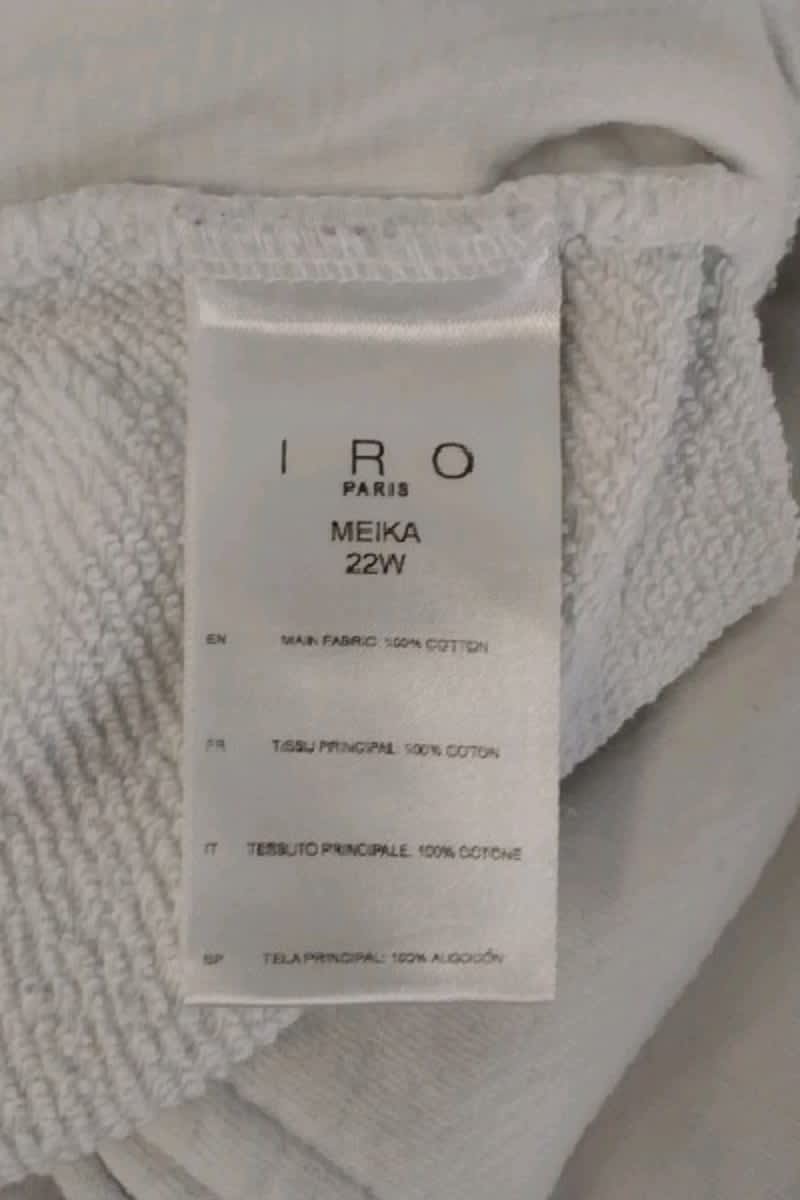 Short Iro Blanc en Coton