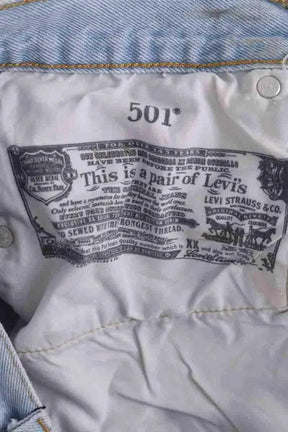 Short Levi's 501 Bleu en Coton