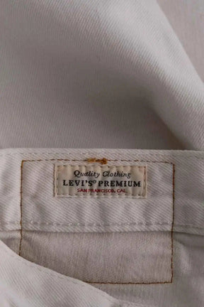 Short Levi's Blanc en Coton