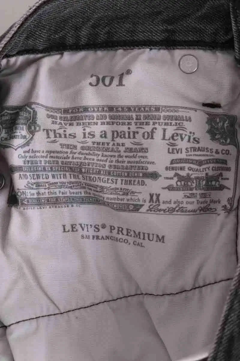 Short Levi's Gris en Coton
