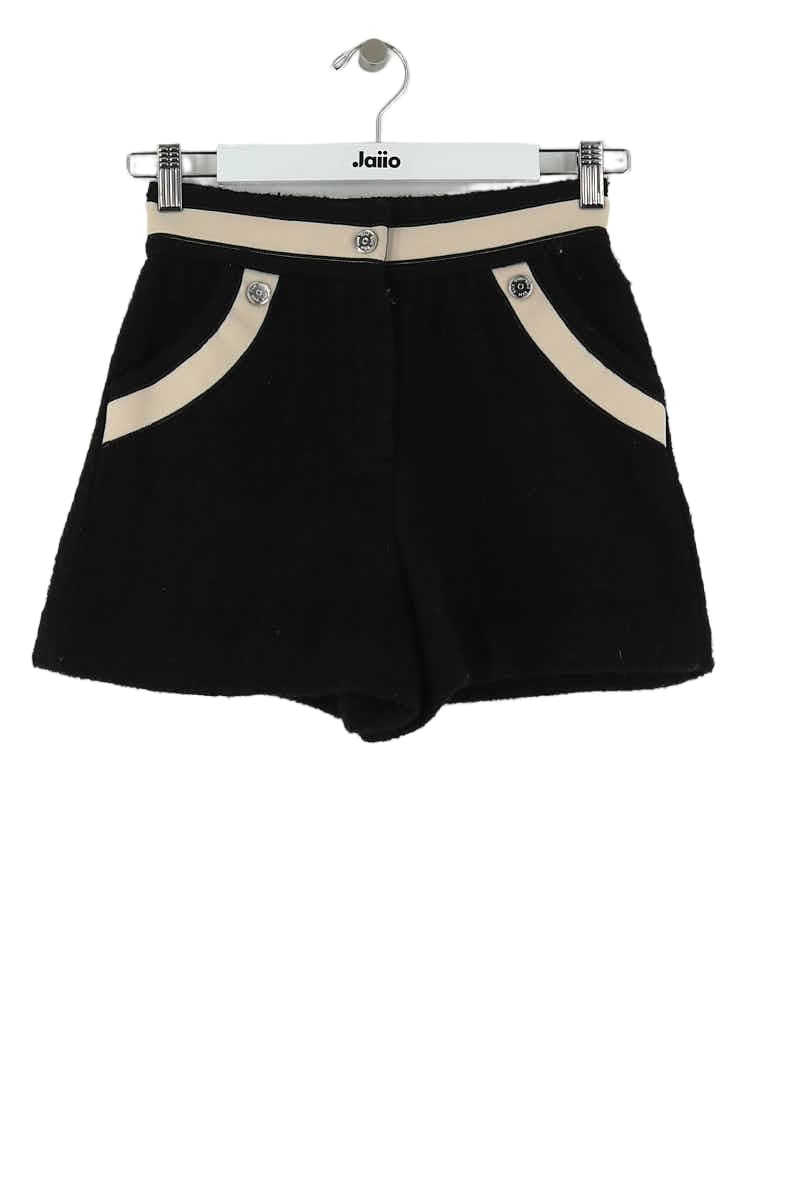Short Maje Noir en Coton, taille XS - Seconde Main