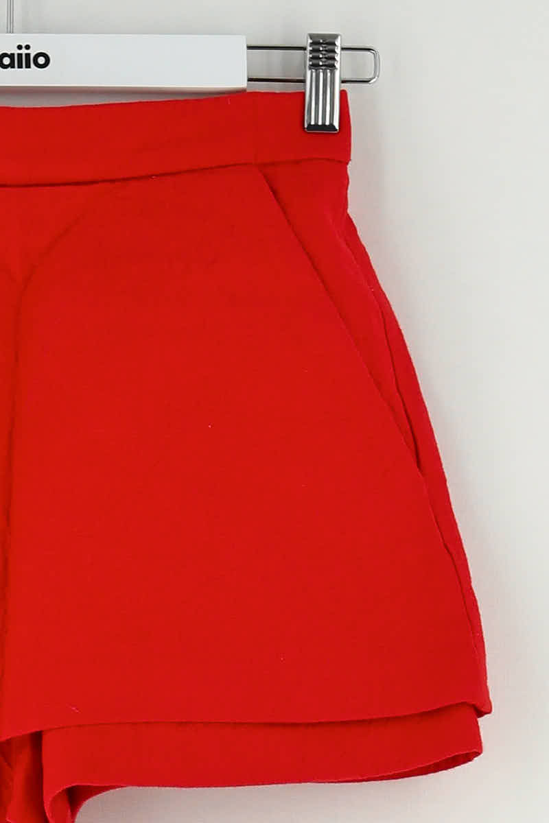 Short Maje Rouge en Coton