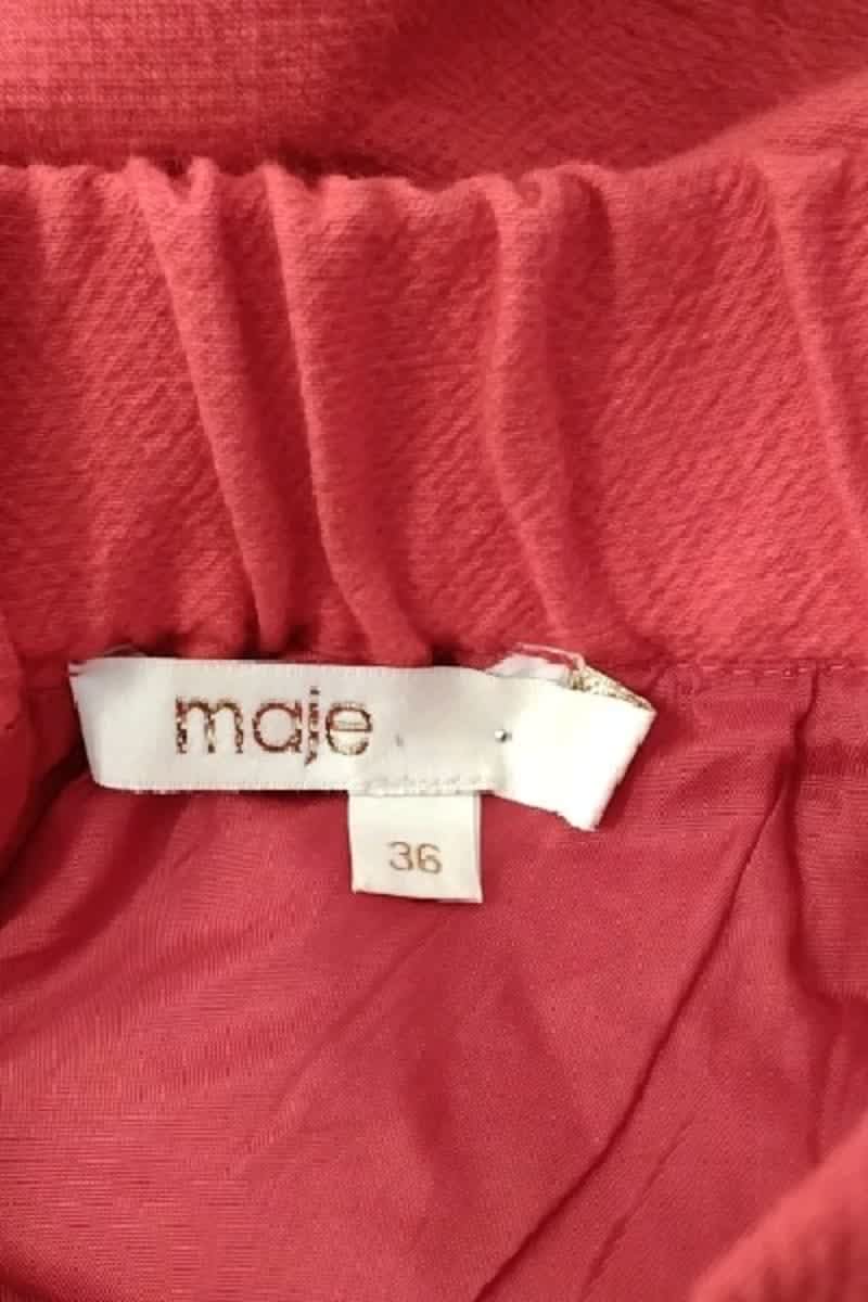 Short Maje Rouge en Coton