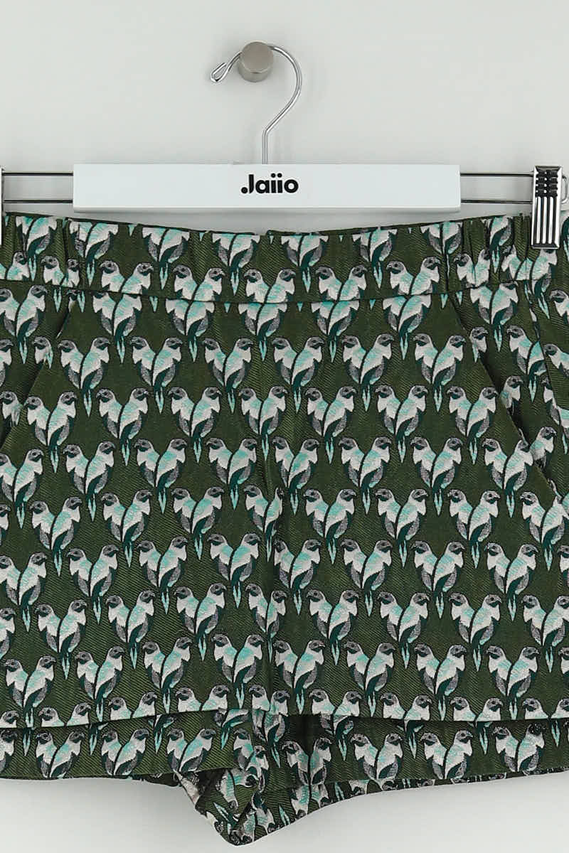 Short Maje Vert en Polyester