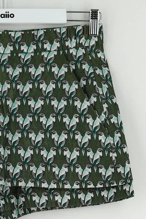Short Maje Vert en Polyester