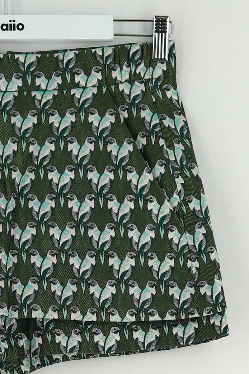 Short Maje Vert en Polyester