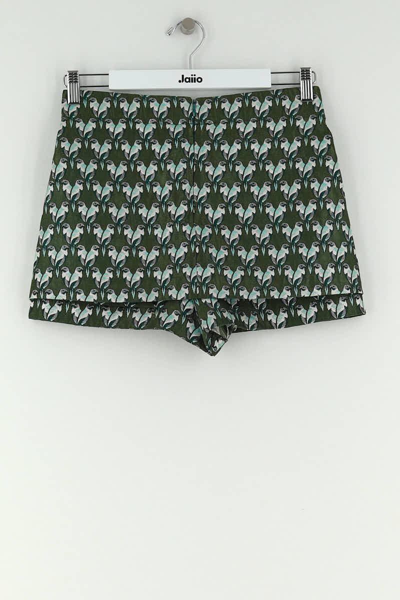Short Maje Vert en Polyester