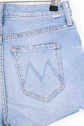 Short Mother Bleu en Coton