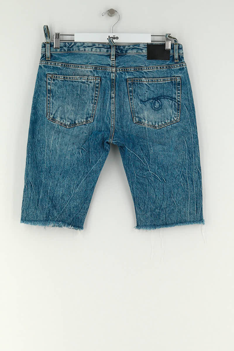 Short R13 Bleu en Coton