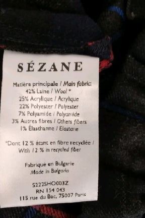 Short Sézane Noir en Laine
