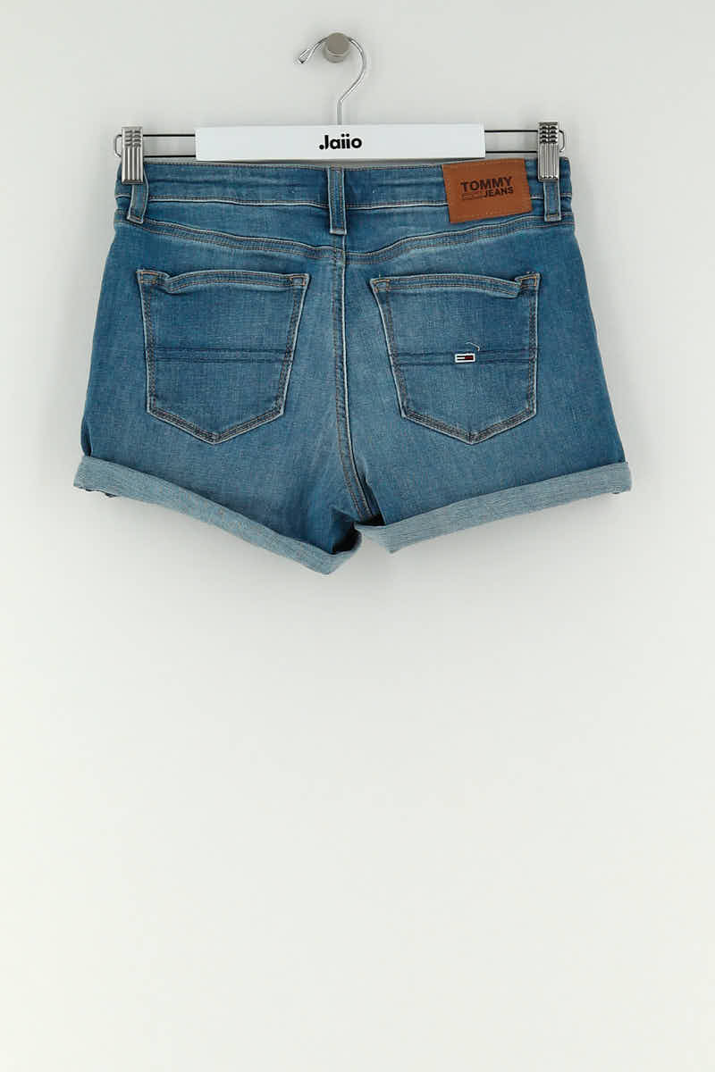 Short Tommy Hilfiger Bleu en Coton