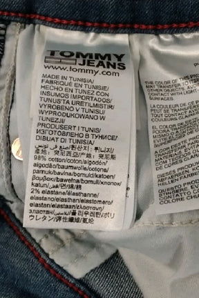 Short Tommy Hilfiger Bleu en Coton