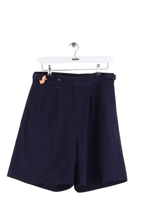 Short Yves Saint Laurent Marine en Coton, taille S - Seconde Main