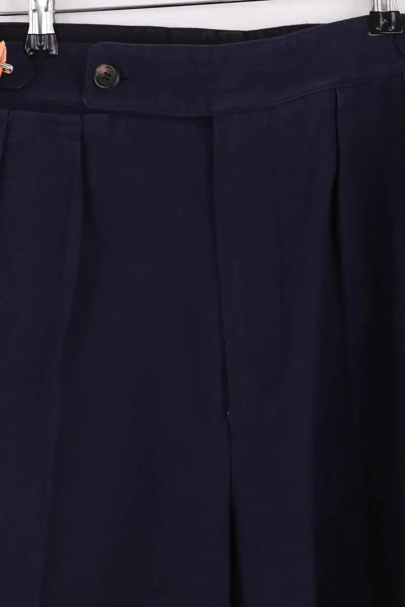 Short Yves Saint Laurent Marine en Coton