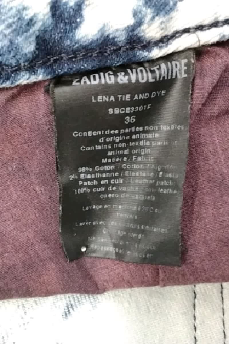 Short Zadig & Voltaire Bleu en Coton