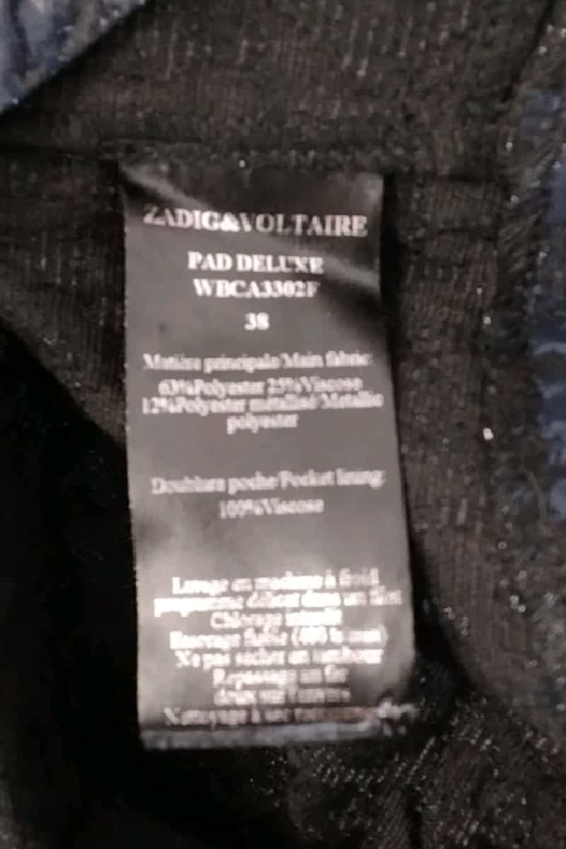 Short Zadig & Voltaire Marine en Polyester