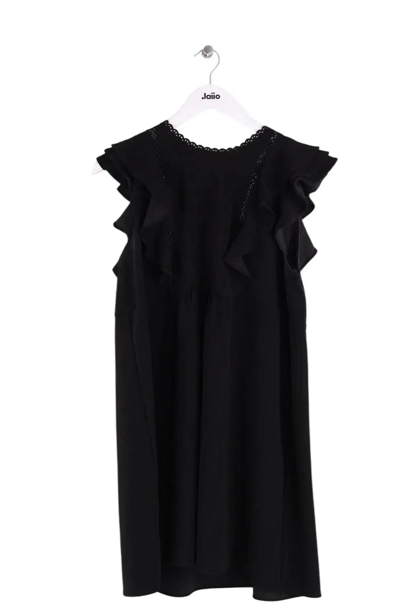 Robe Sézane Noir en Synthétique, taille M - Seconde Main